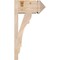 Ekena Millwork Olympic Arts & Crafts Smooth Outlooker, Douglas Fir, 7 1/2"W x 14"D x 26"H OUT08X14X26OLY03SDF - alternate 2